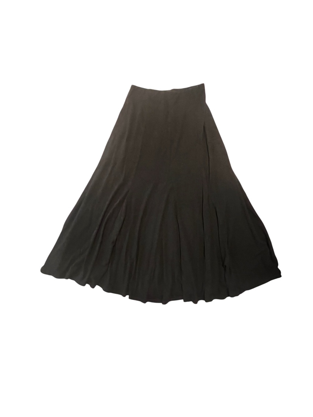 CAbi Black Flared Maxi Skirt